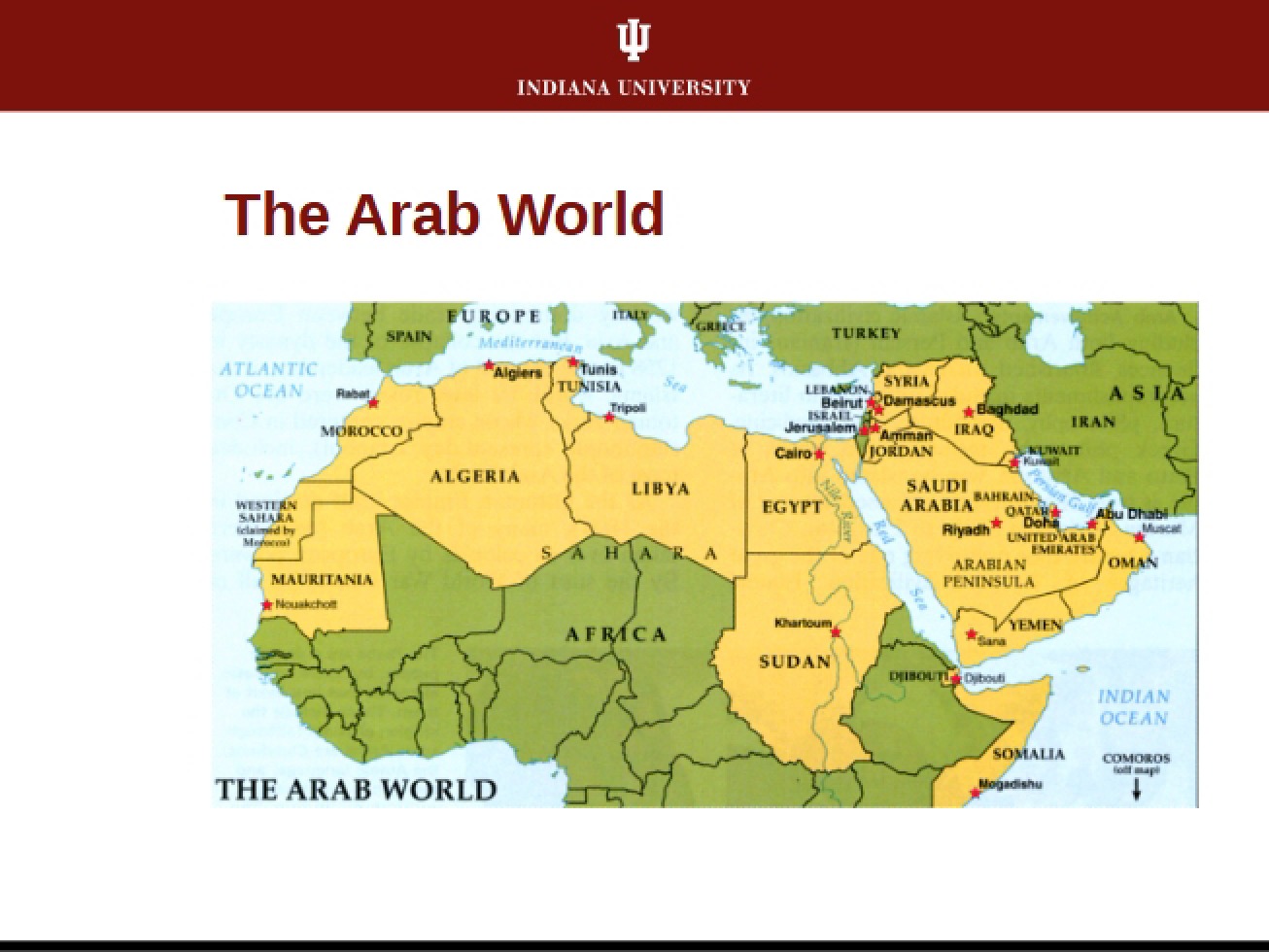Mashriq and the Arab World (Sept 23)