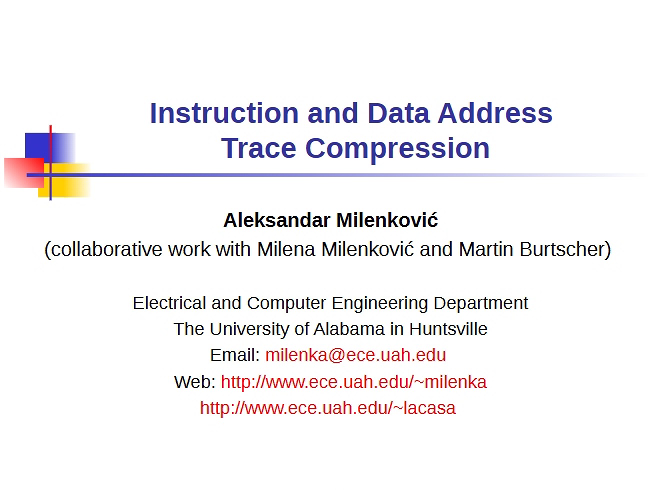 Data Address and Instruction