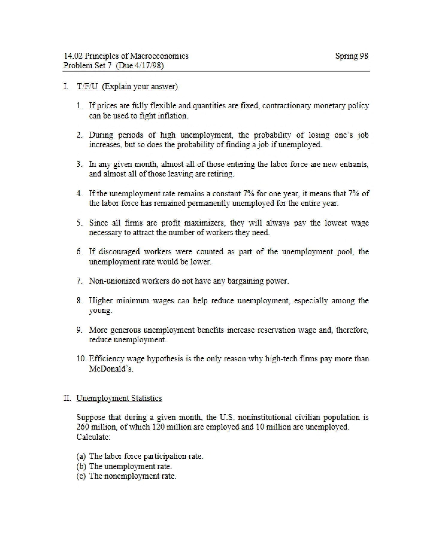 Notes for Review