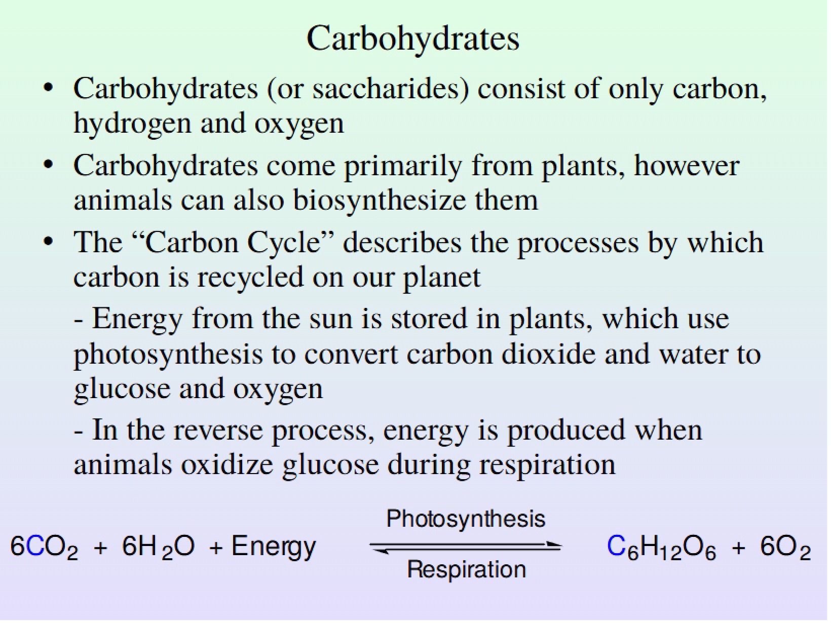Carbohydrate Analysis