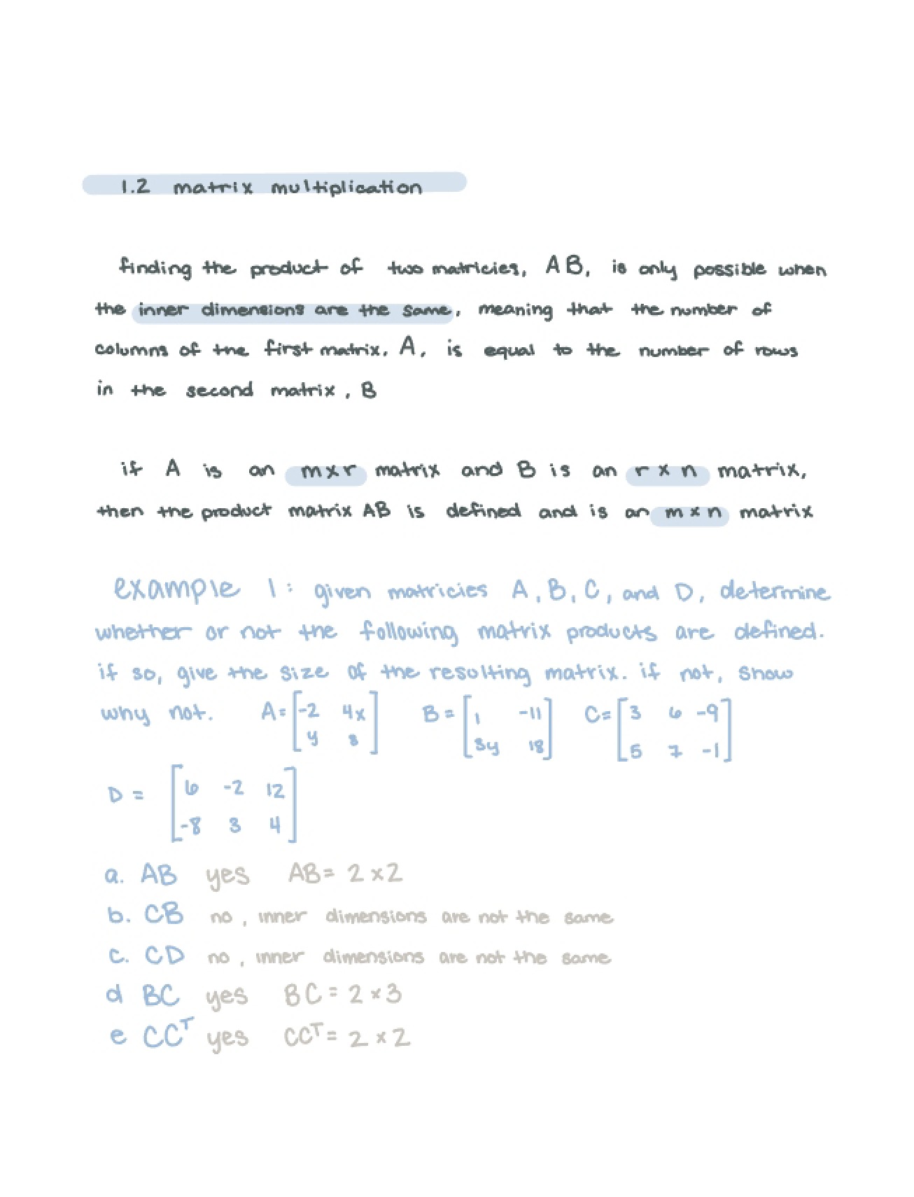 Algebra Concepts