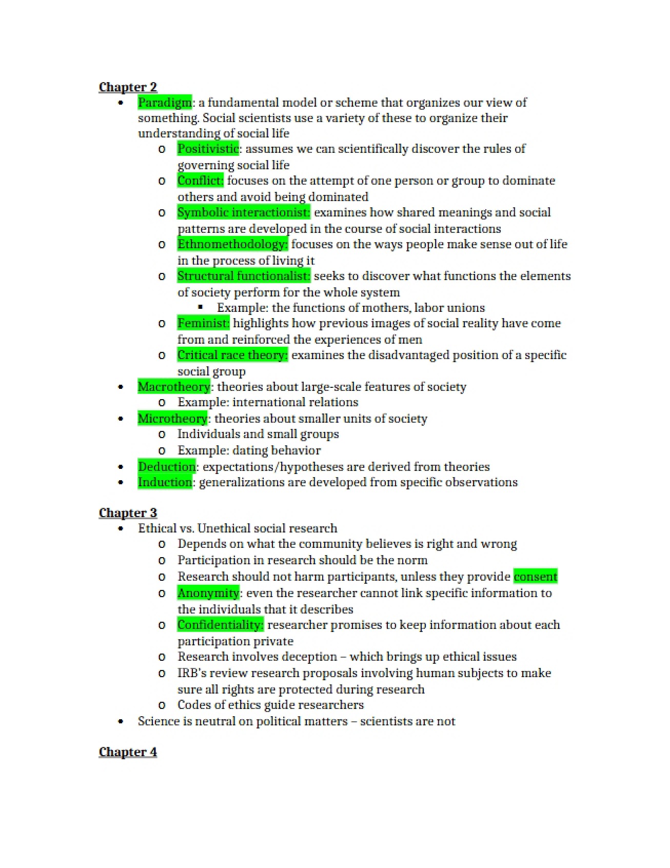 Methods and Research in Communication Chapter 2