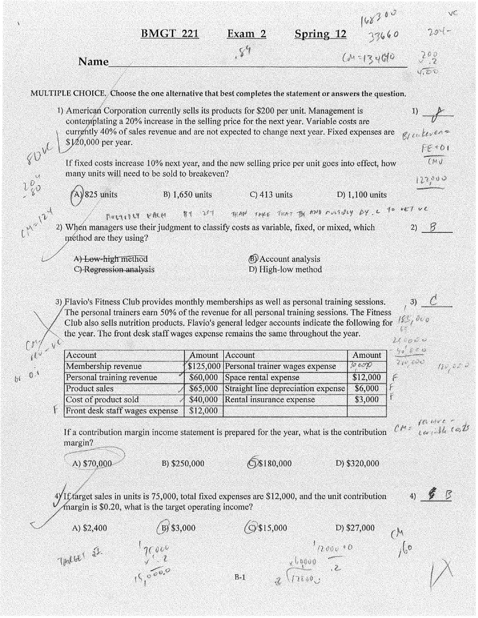 Midterm 2 - Accounting II