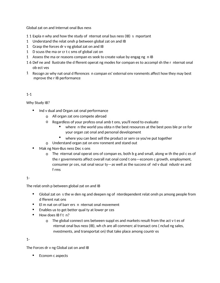 BUS MISC Chapter 1