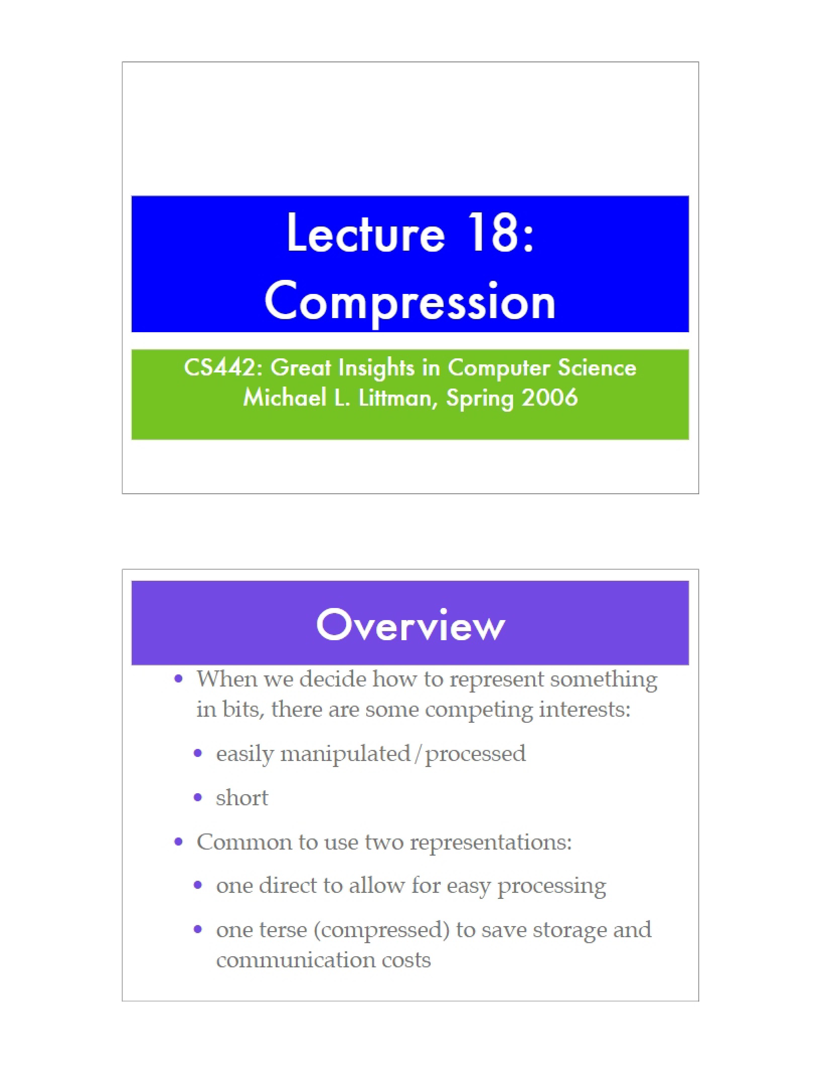 Data Compression