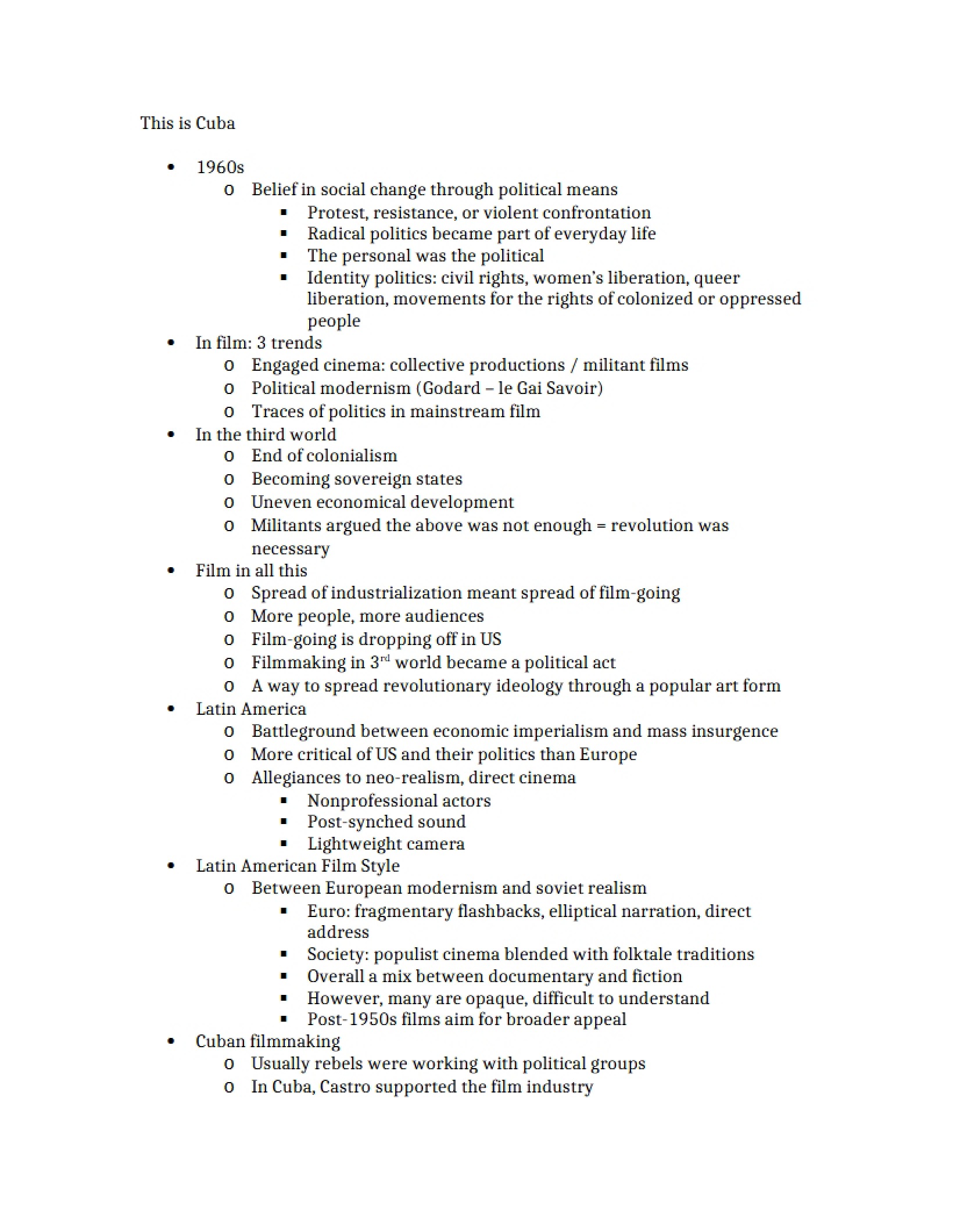 Film Art Notes