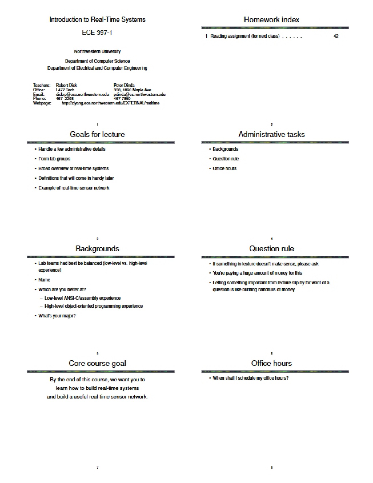 Real-Time Systems Overview