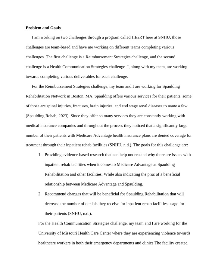 Spaulding Medicare Advantage Coverage Improvement