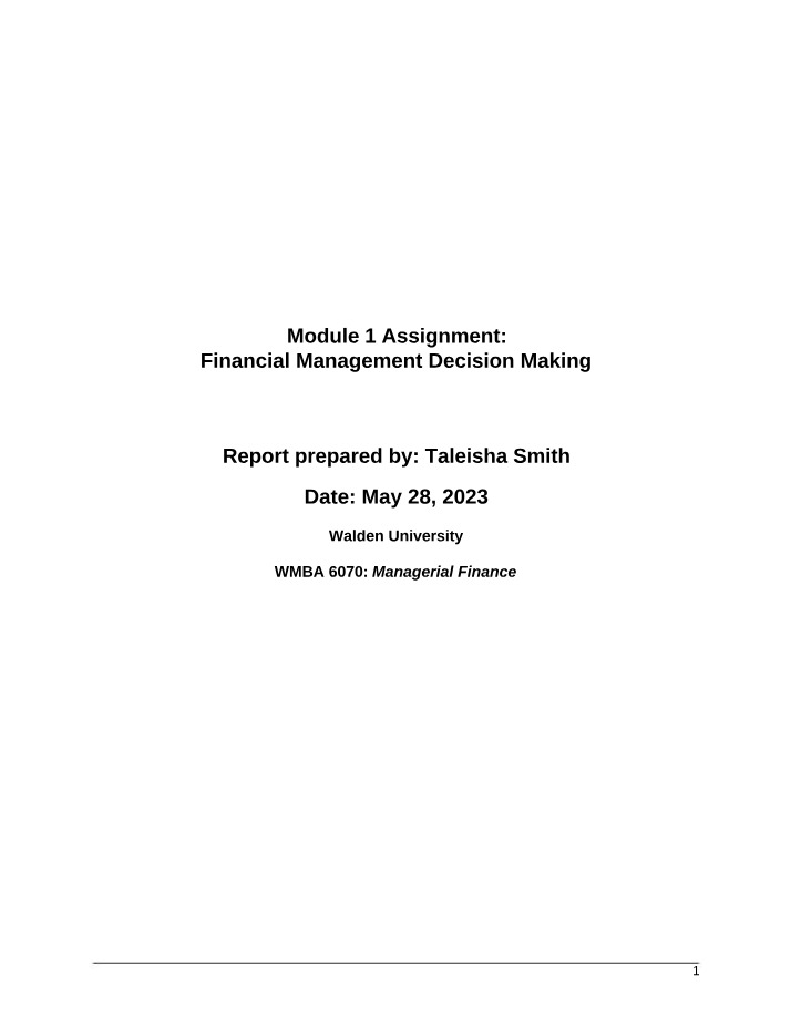WMBA6070 - Week 2 Assignment