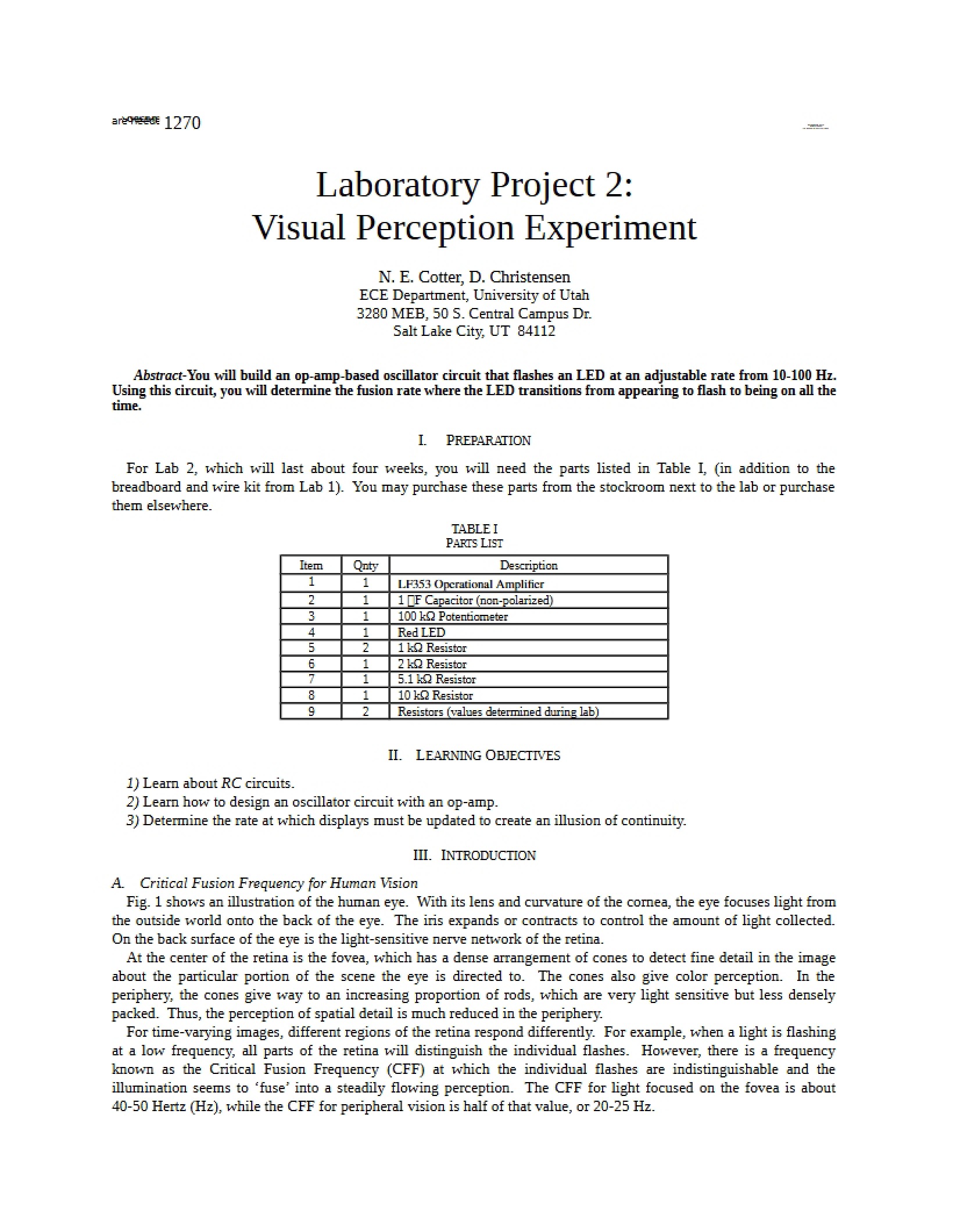 Project 2 for Lab