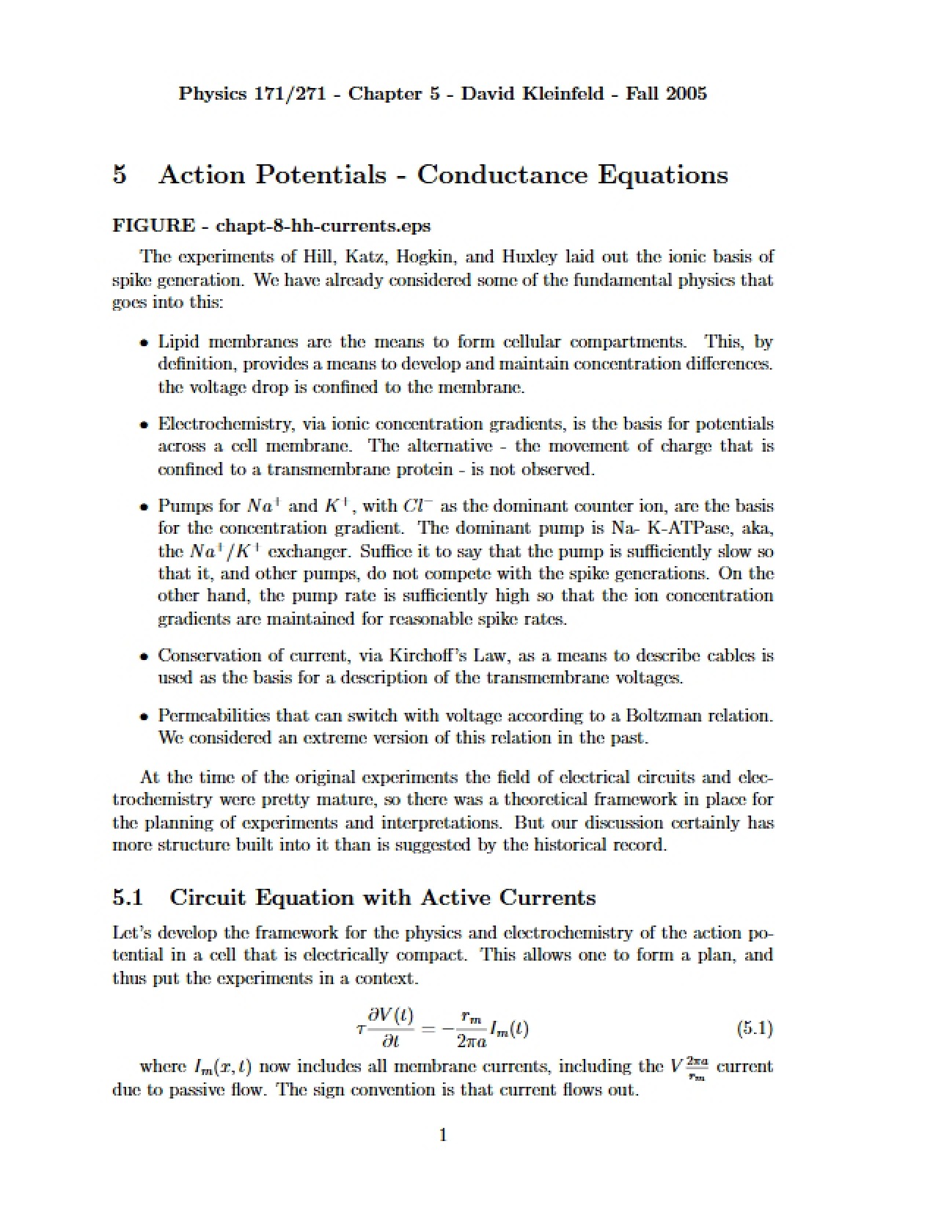 Neural Action Potential Dynamics