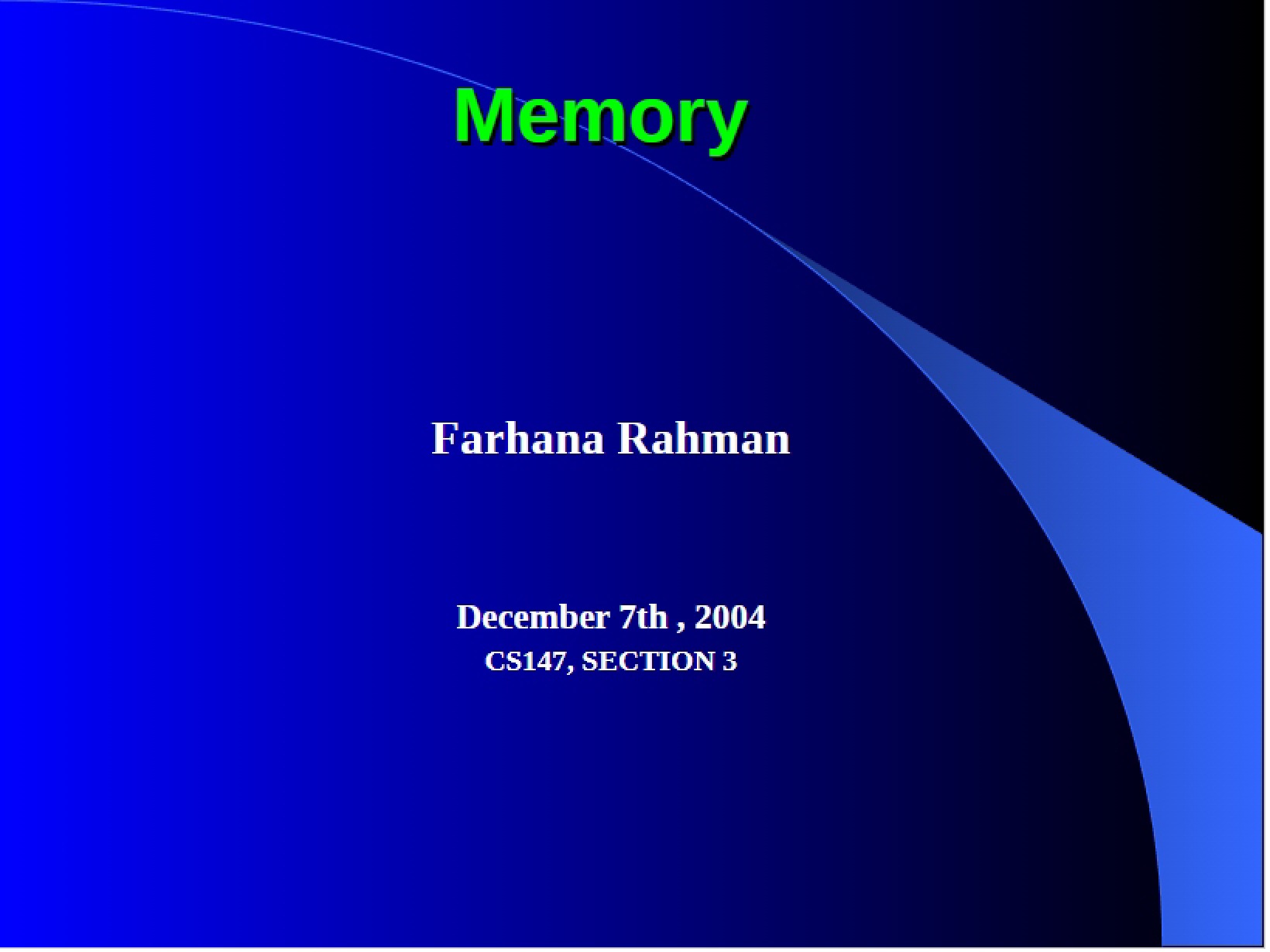 Memory Systems