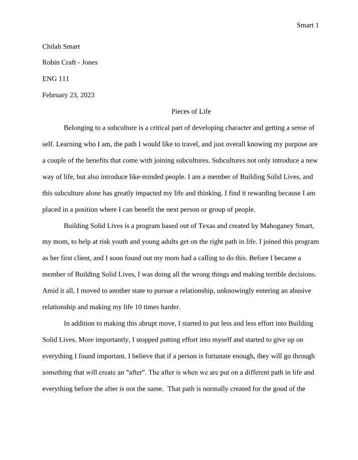 Building Solid Lives - A Journey of Self-Discovery