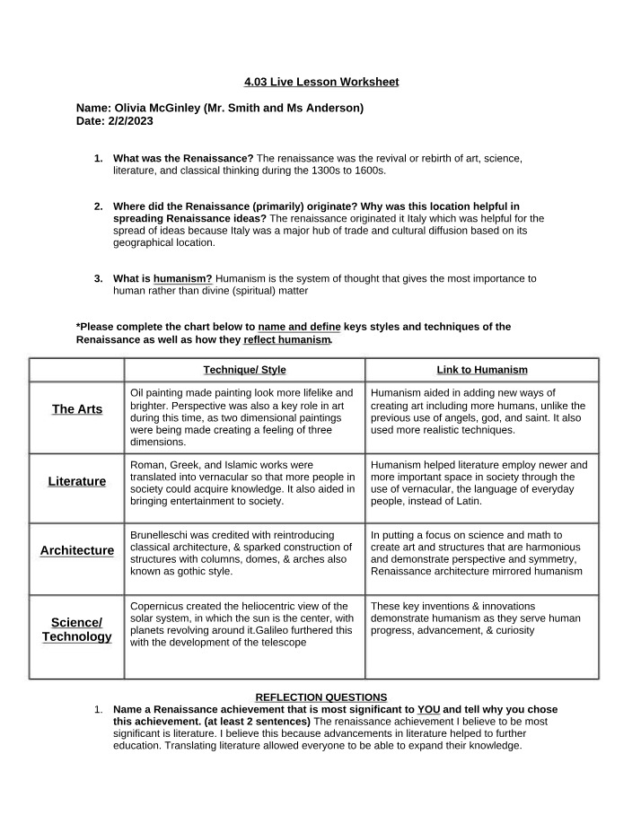 Worksheet for 4.03 Live Lesson