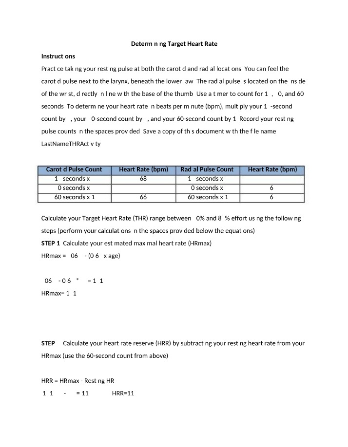 Target Heart Rate - How to Calculate and Use