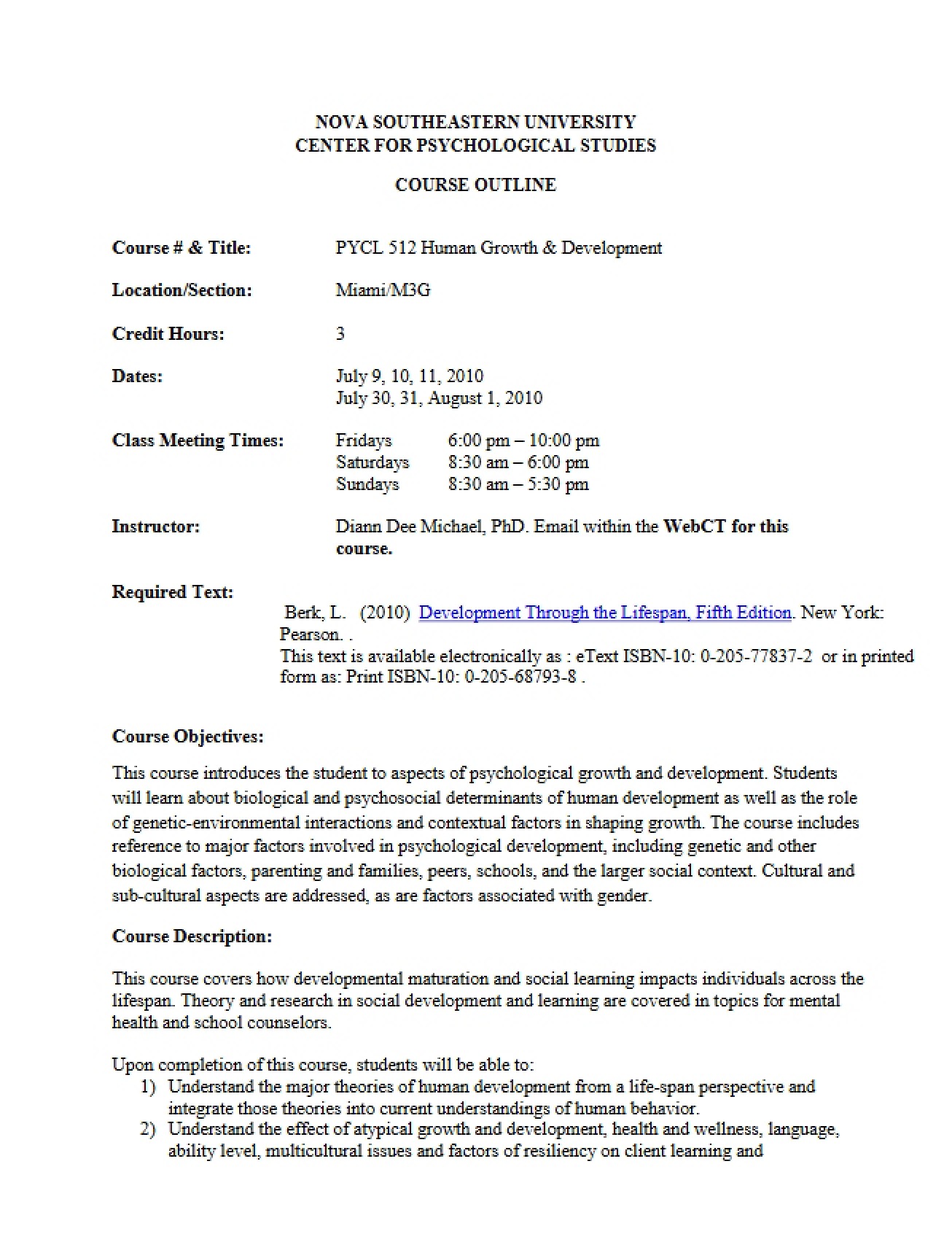 PYCL 0512 Class Outline