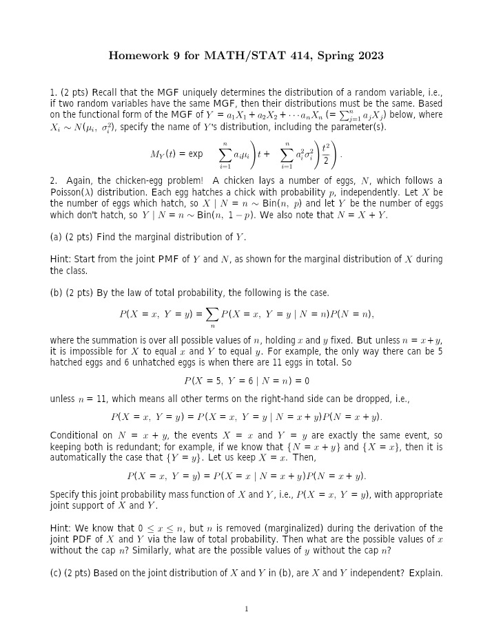 CMPSC 465 Homework 9