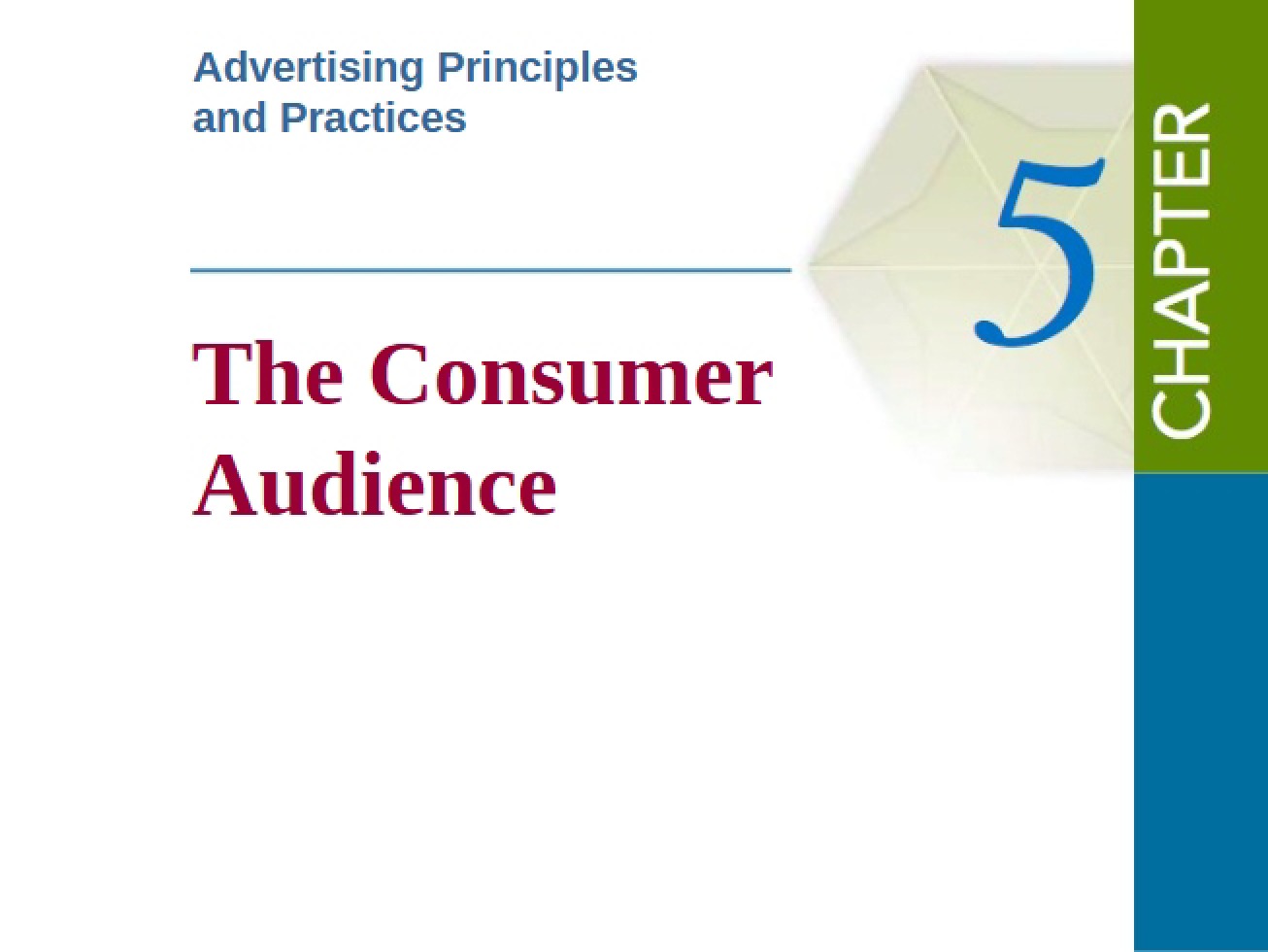 Audience of Consumers - Advertising And Promotion Management