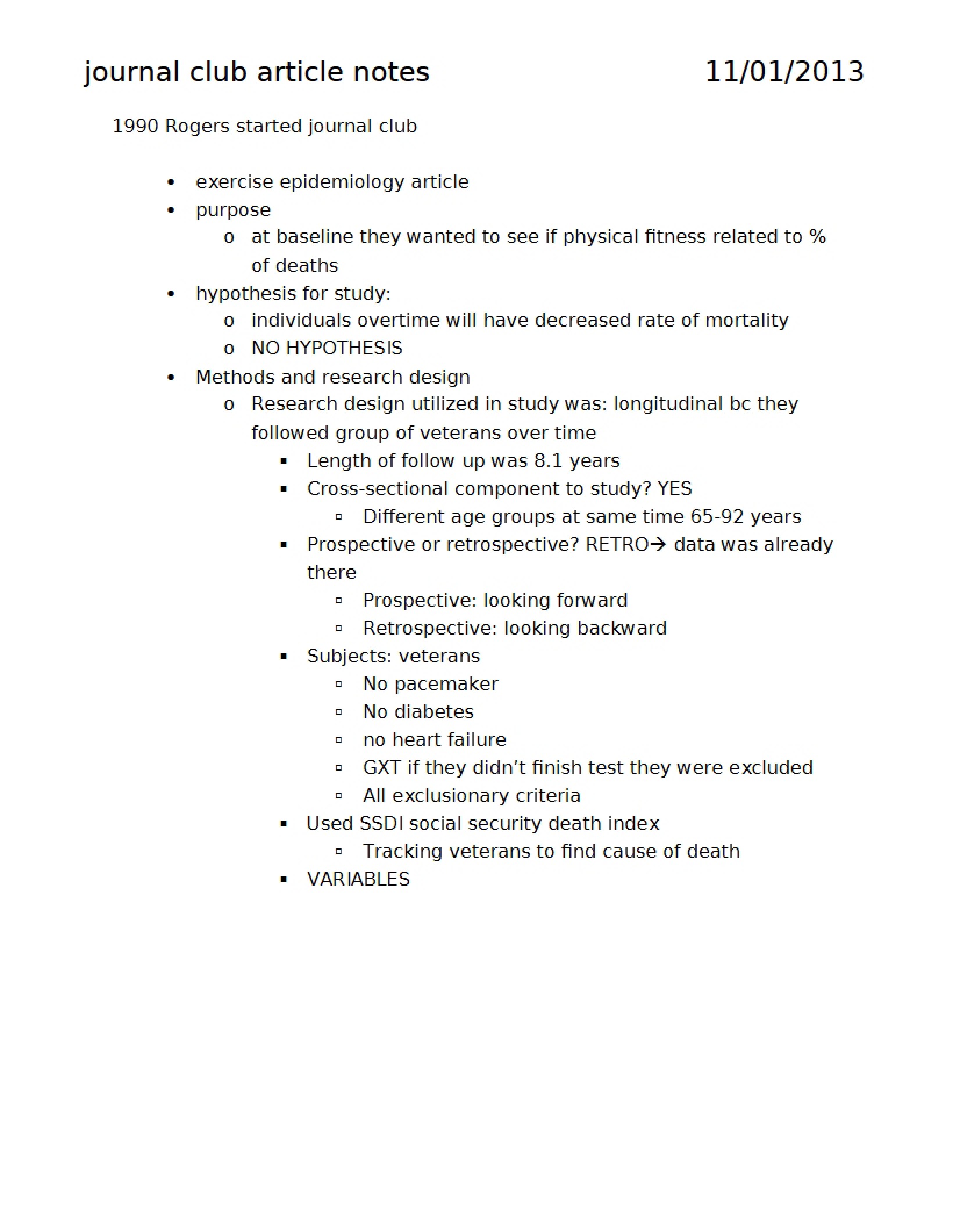 Physiology Notes