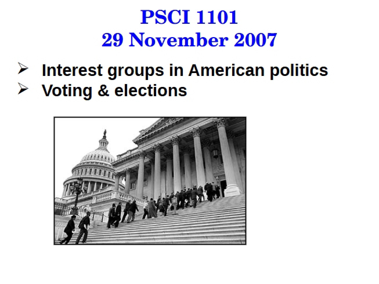 Interest Groups in American Politics (Topic 2)