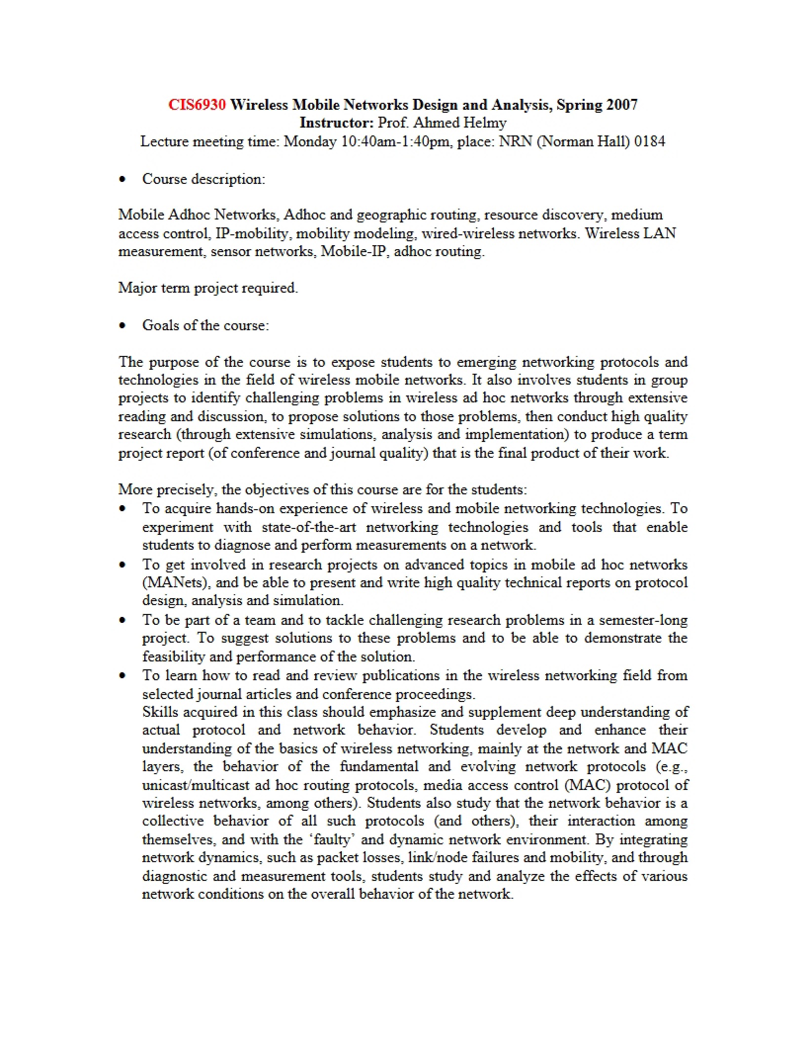 Wireless Mobile Networks Design Analysis