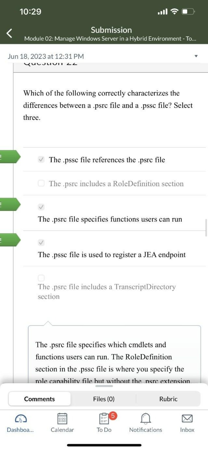 Module 02 Quiz - ITN200
