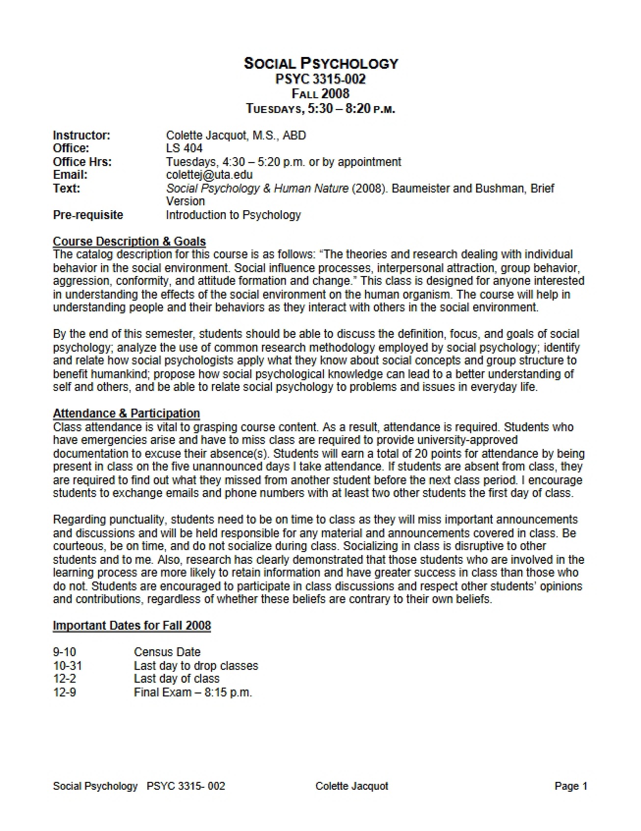 Syllabus R