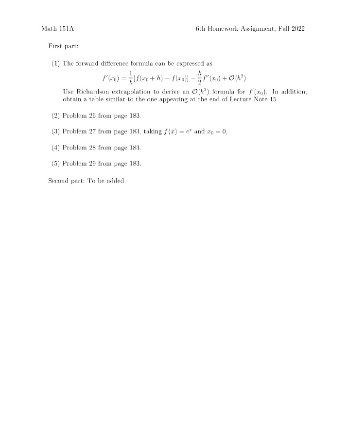 Homework Assignment 6