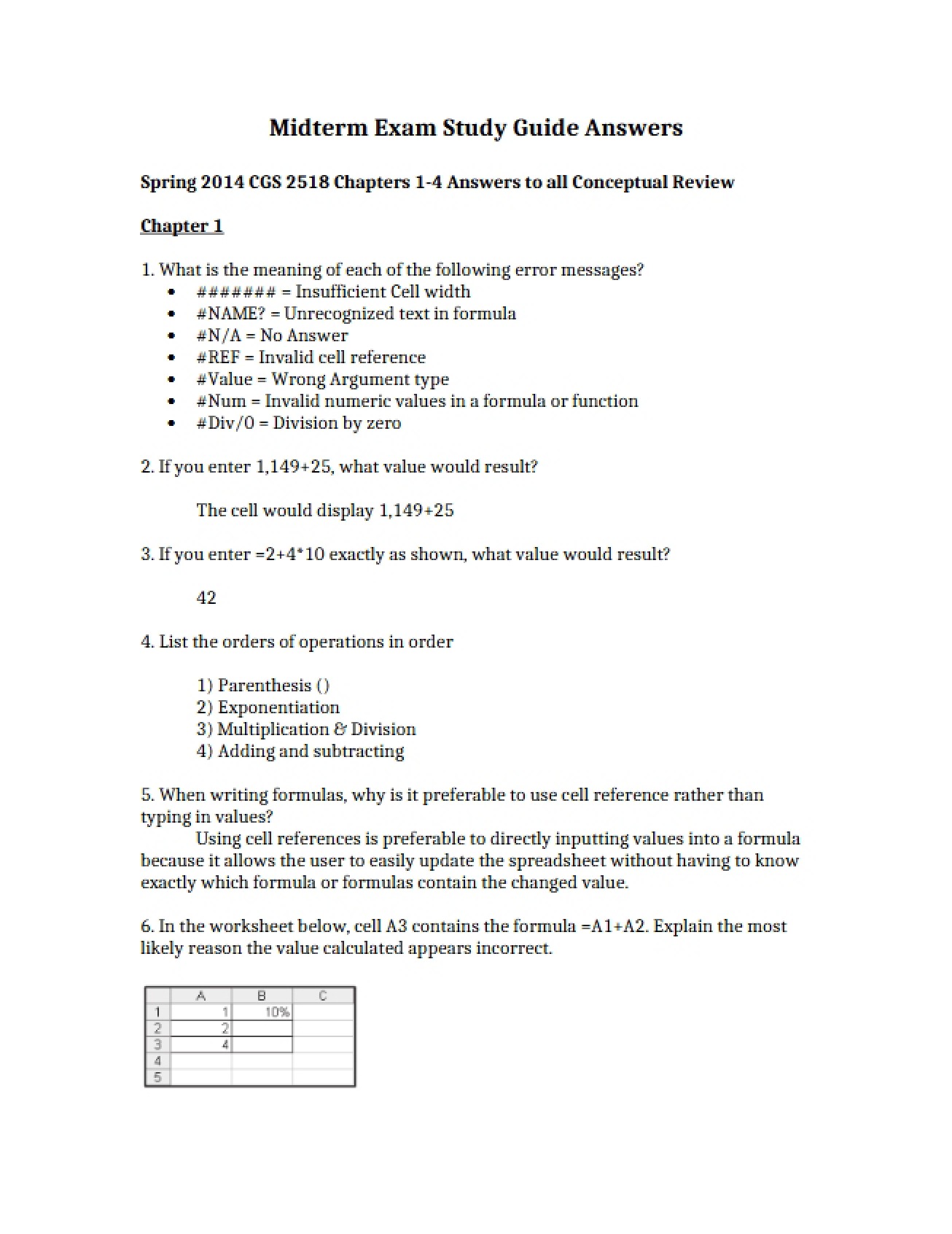 Midterm Examination Paper