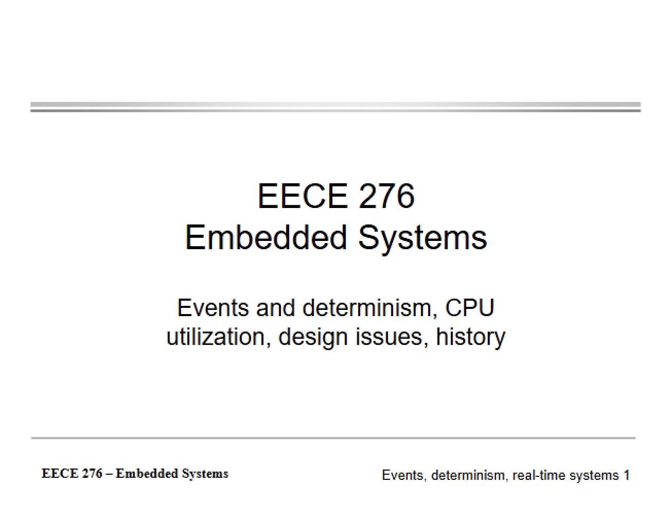CPU Utilization, History, Design Issues, and Events