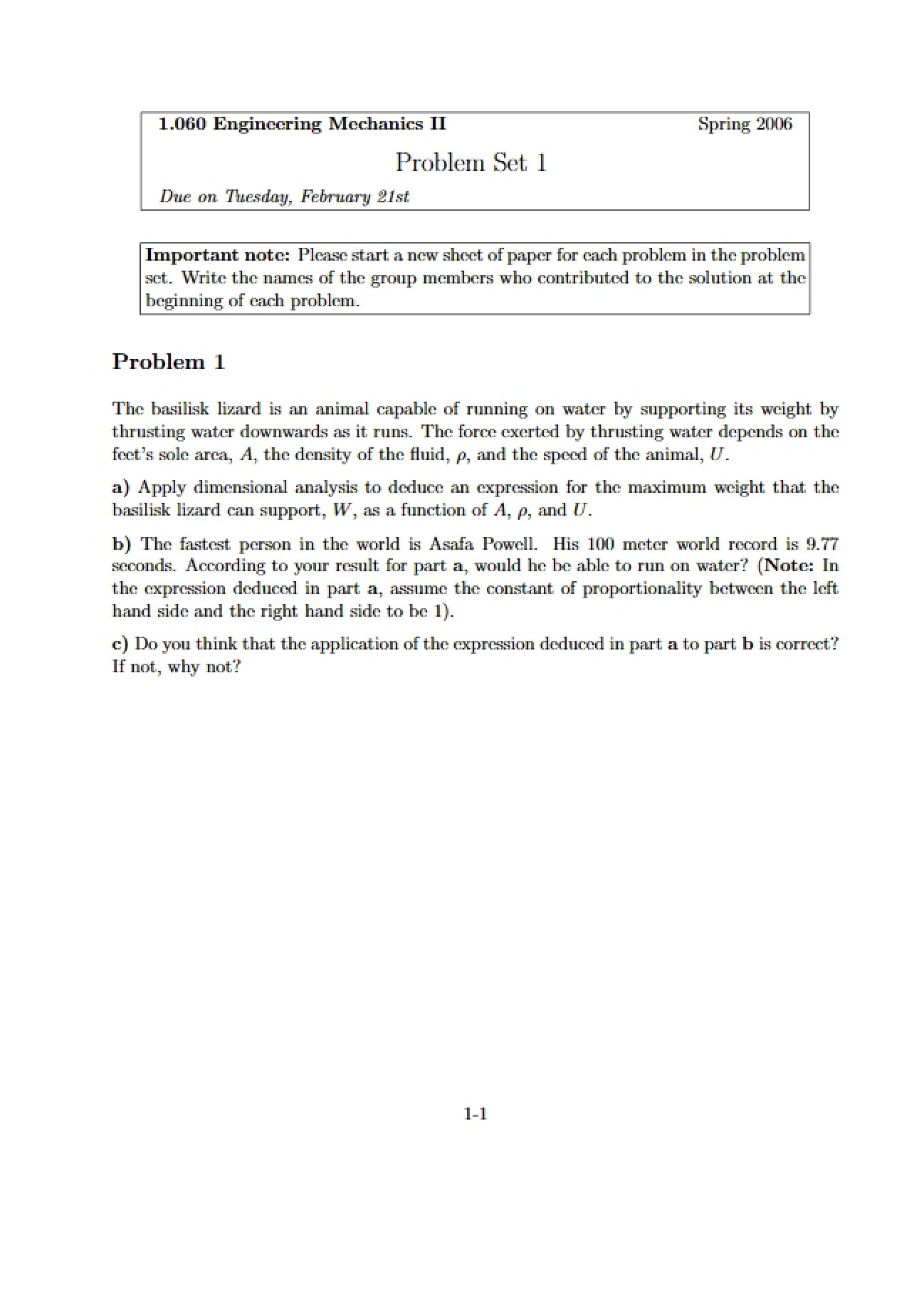 Problem Set 1