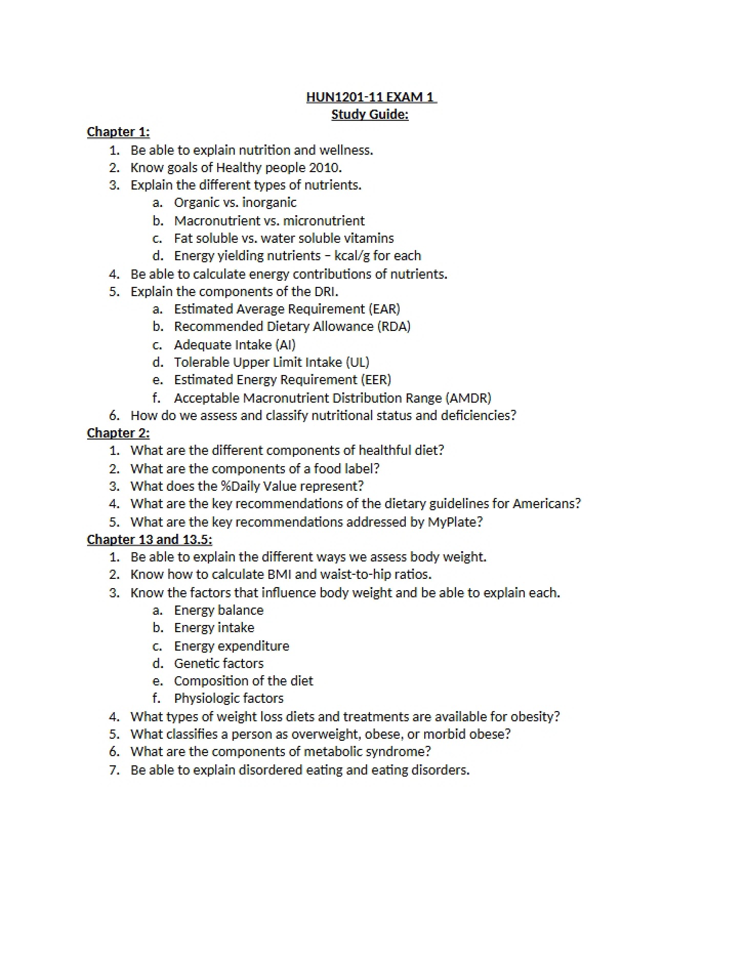 Comprehensive Study Resource
