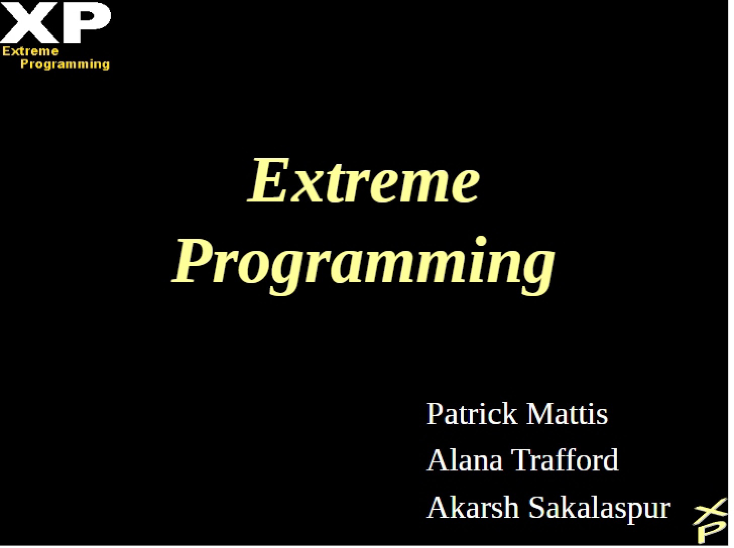 XP (Extreme Programming)