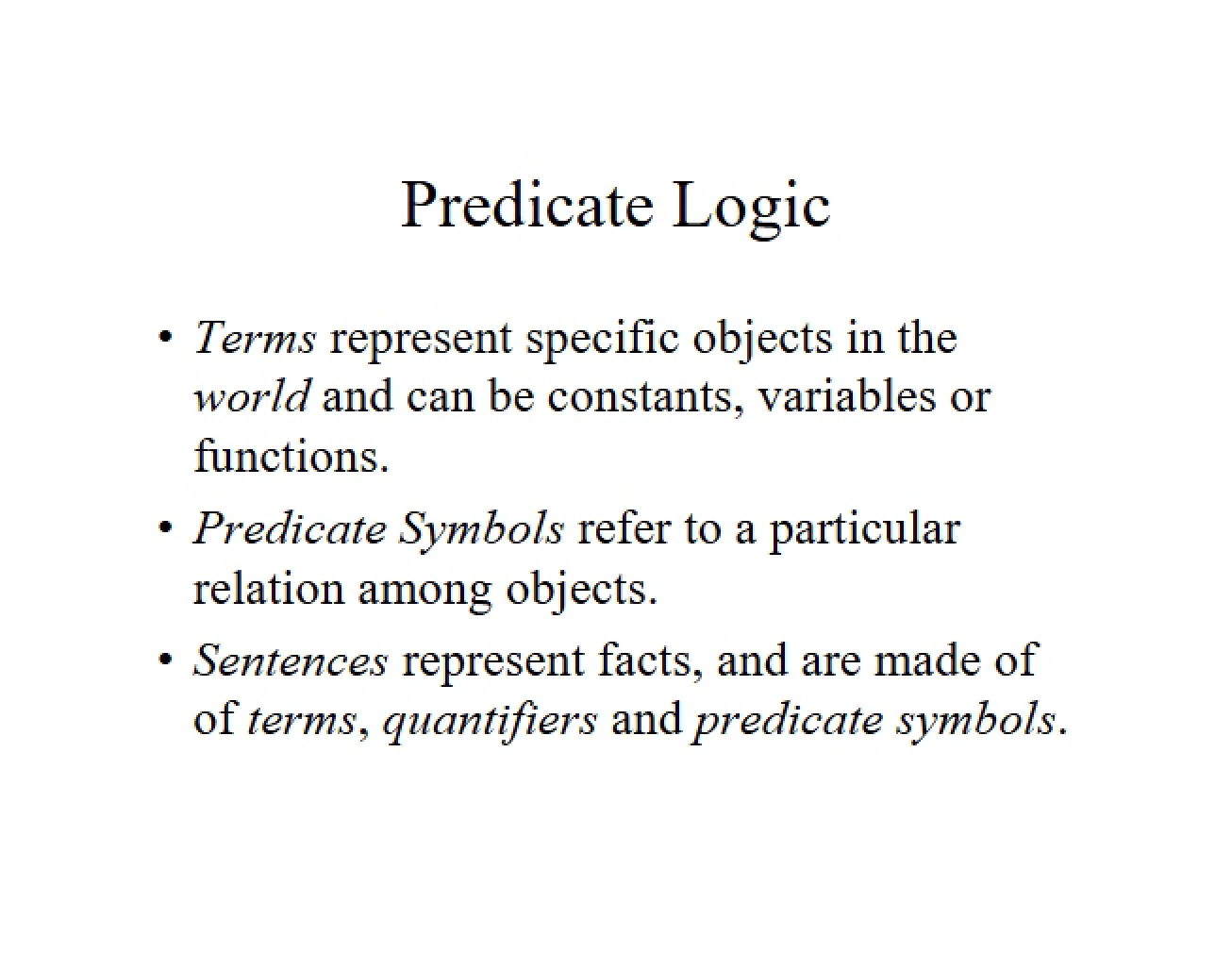 Lecture Notes V