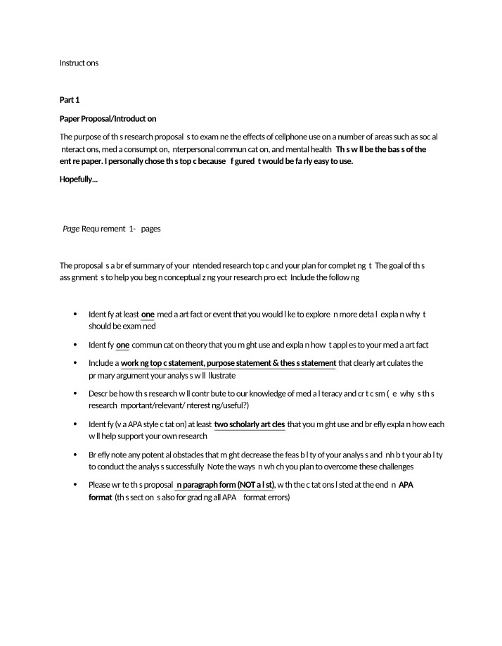 Examining Cellphone Use - Literature and Proposal
