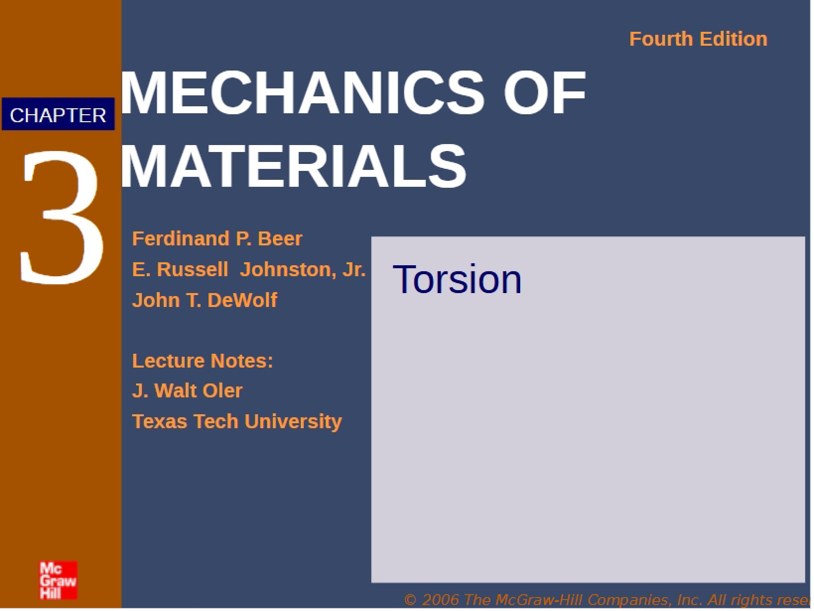 Torsion in Materials