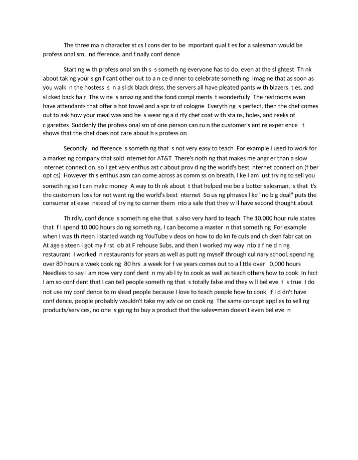 Marketing Analysis Assignment 1