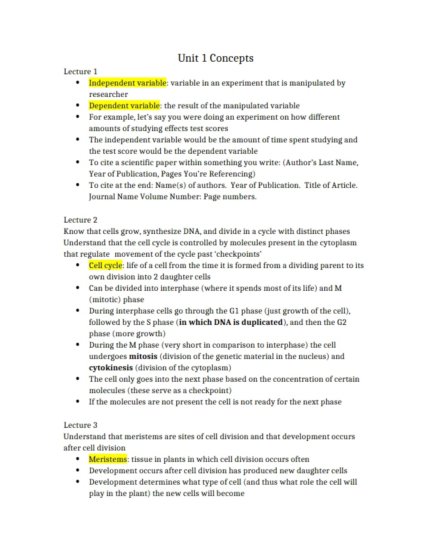 Introductory Curricular Presentation