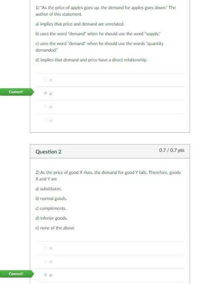 5252-52151 Economics Quiz