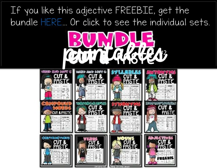 Worksheet on Adjectives