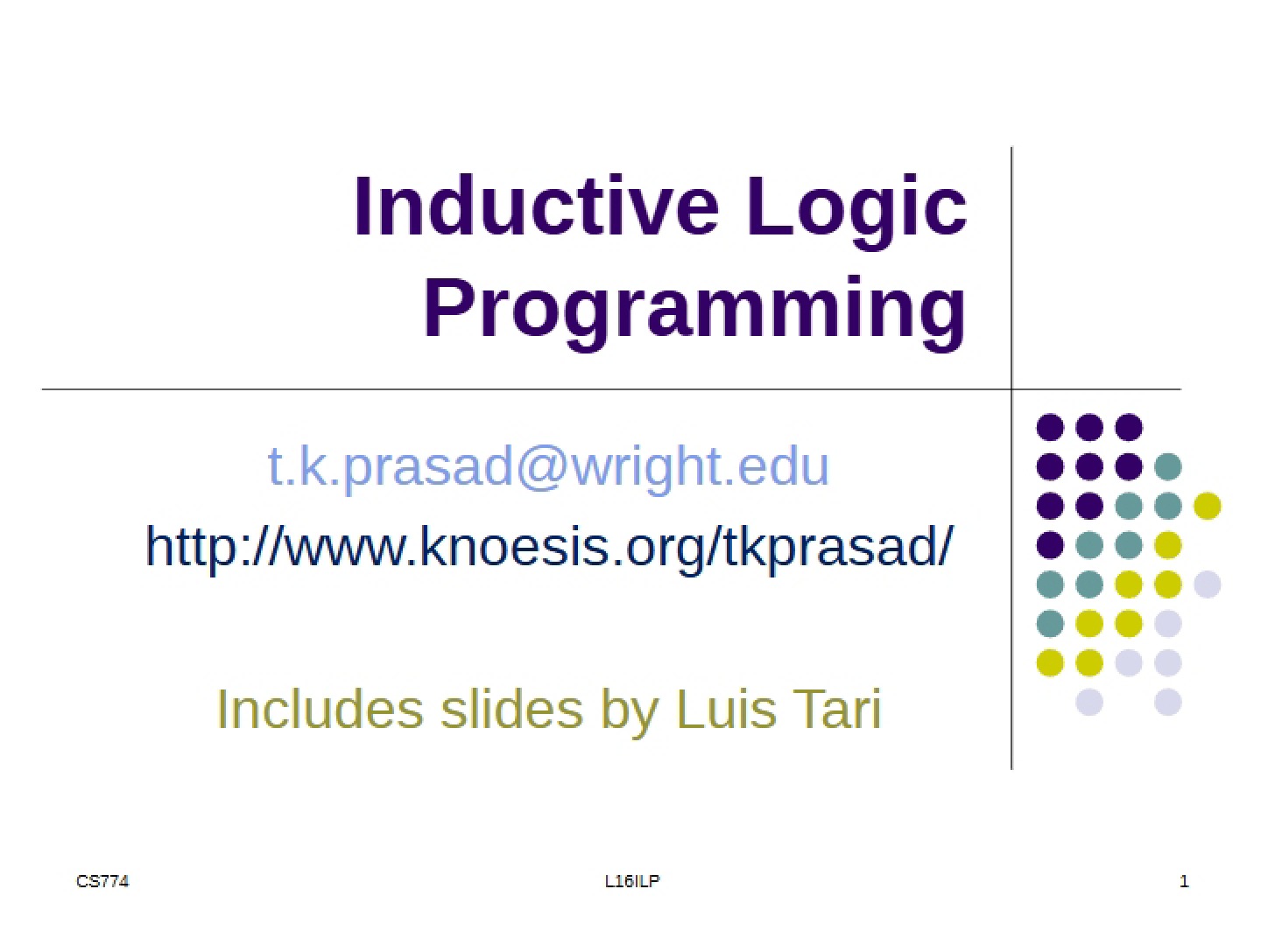 Logic Programming (Inductive)