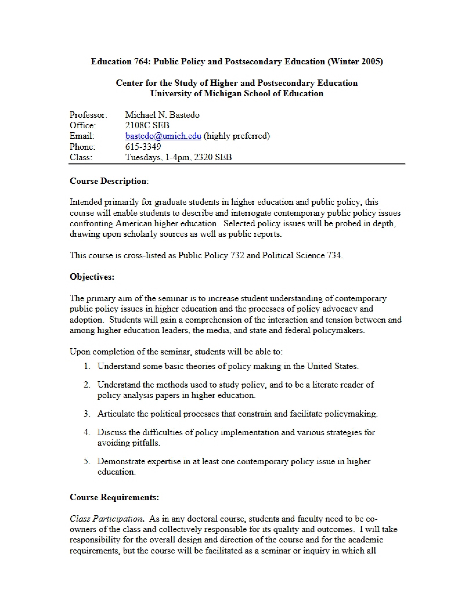 Syllabus Document