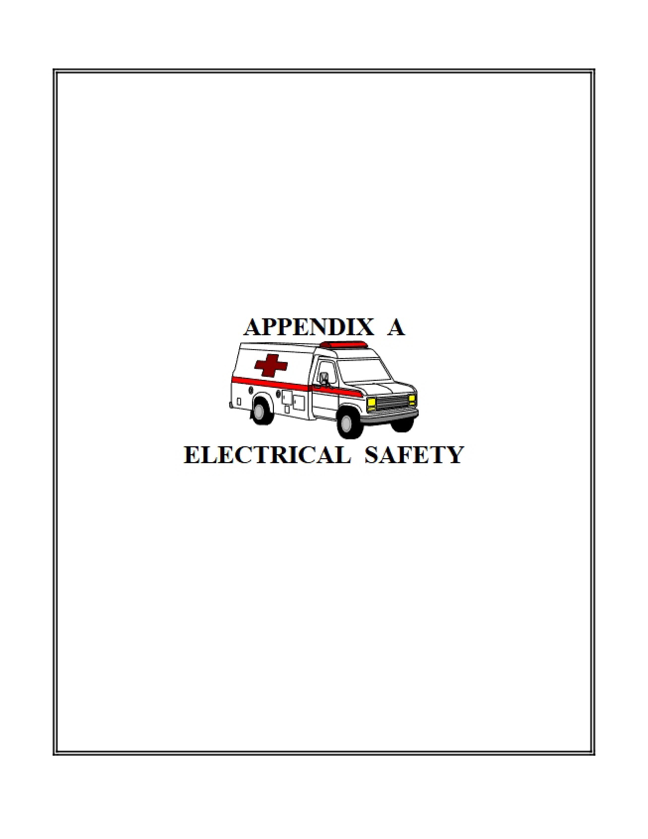 Safety in Electrical Systems