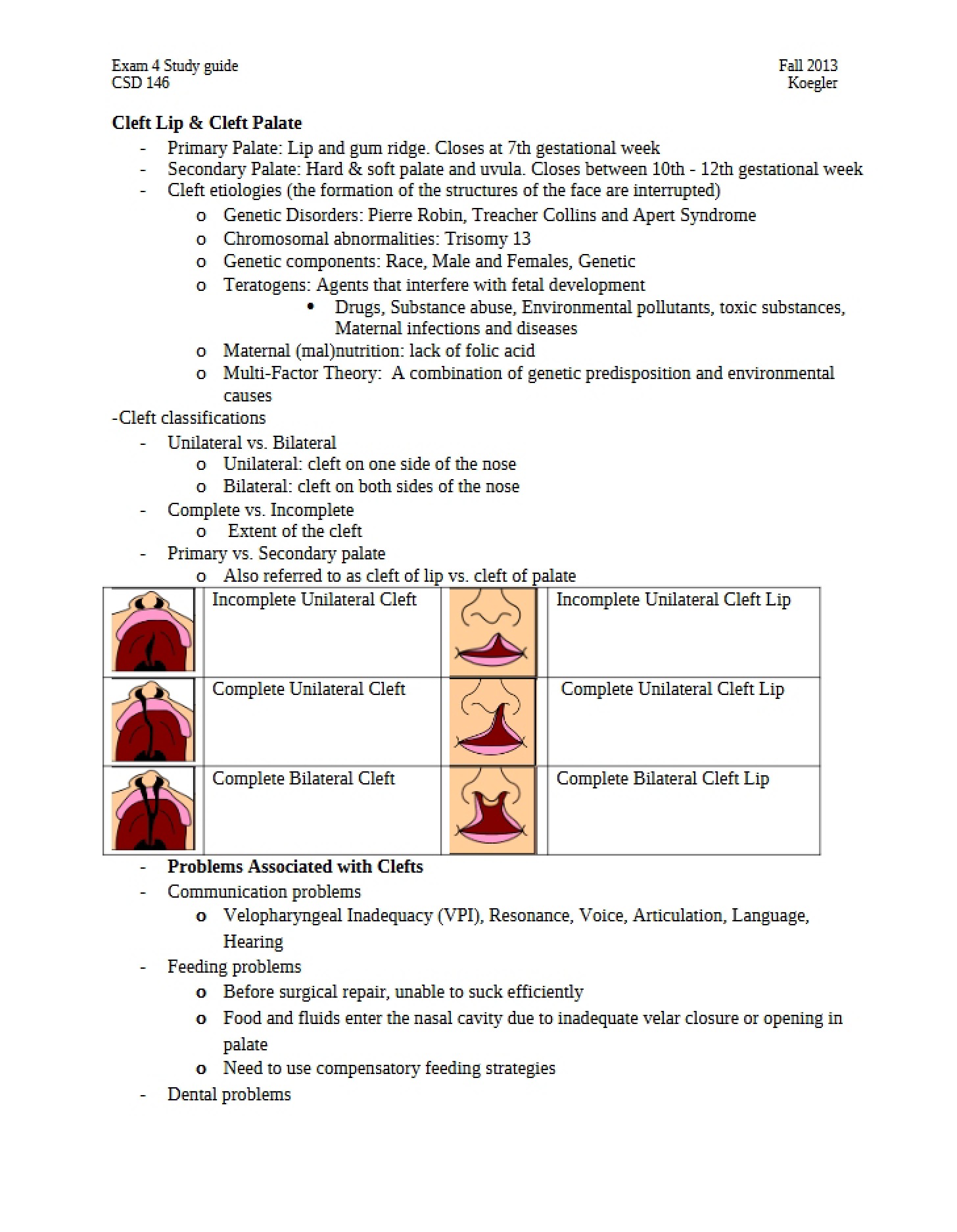 Cleft Palate and Lip