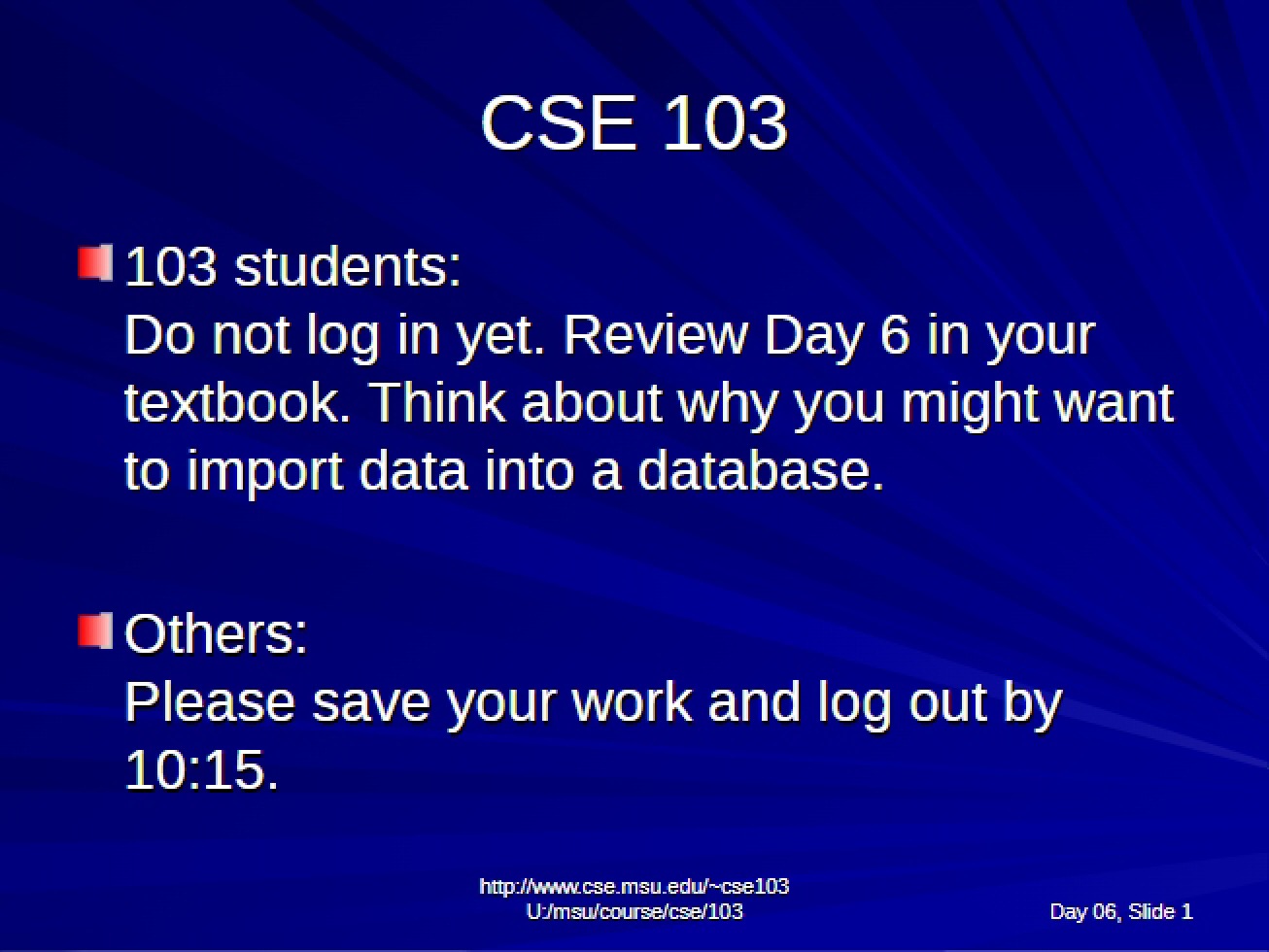 Day 06 Class Material