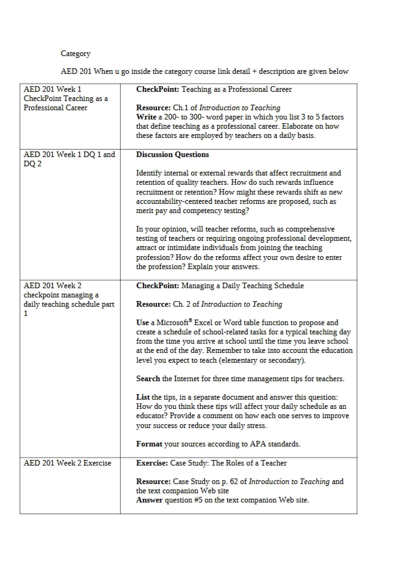 Education Lecture Notes