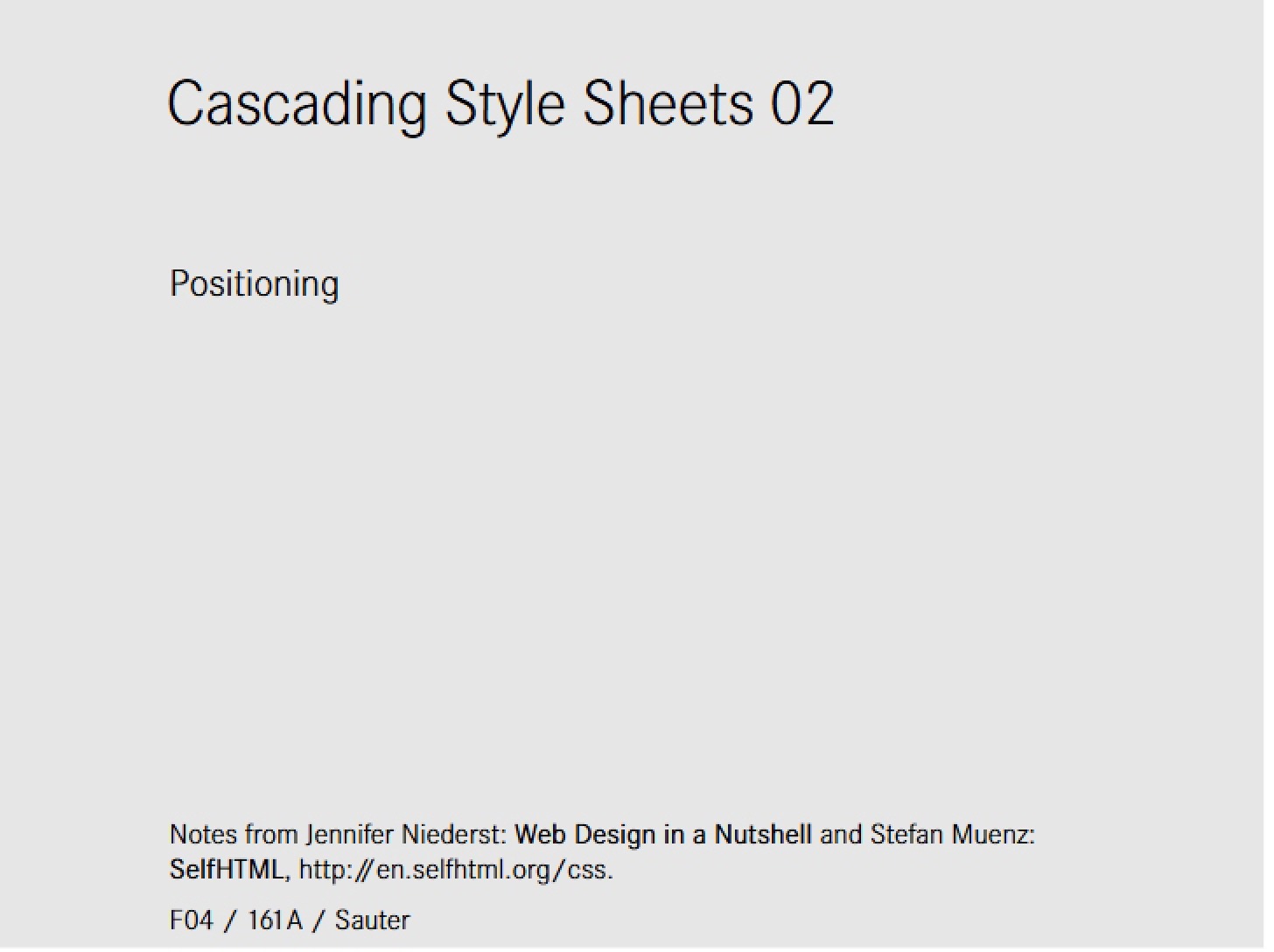 CSS Sheet 02