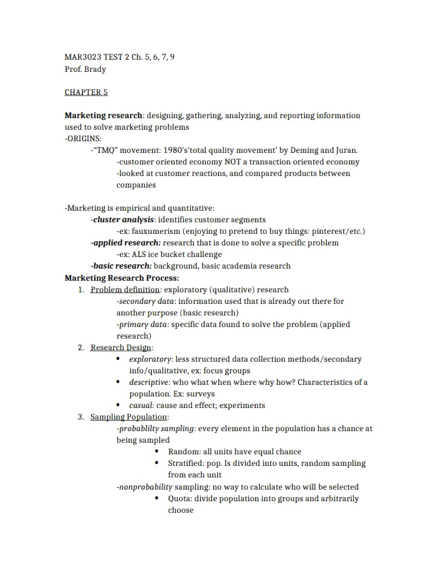 Fifth Chapter