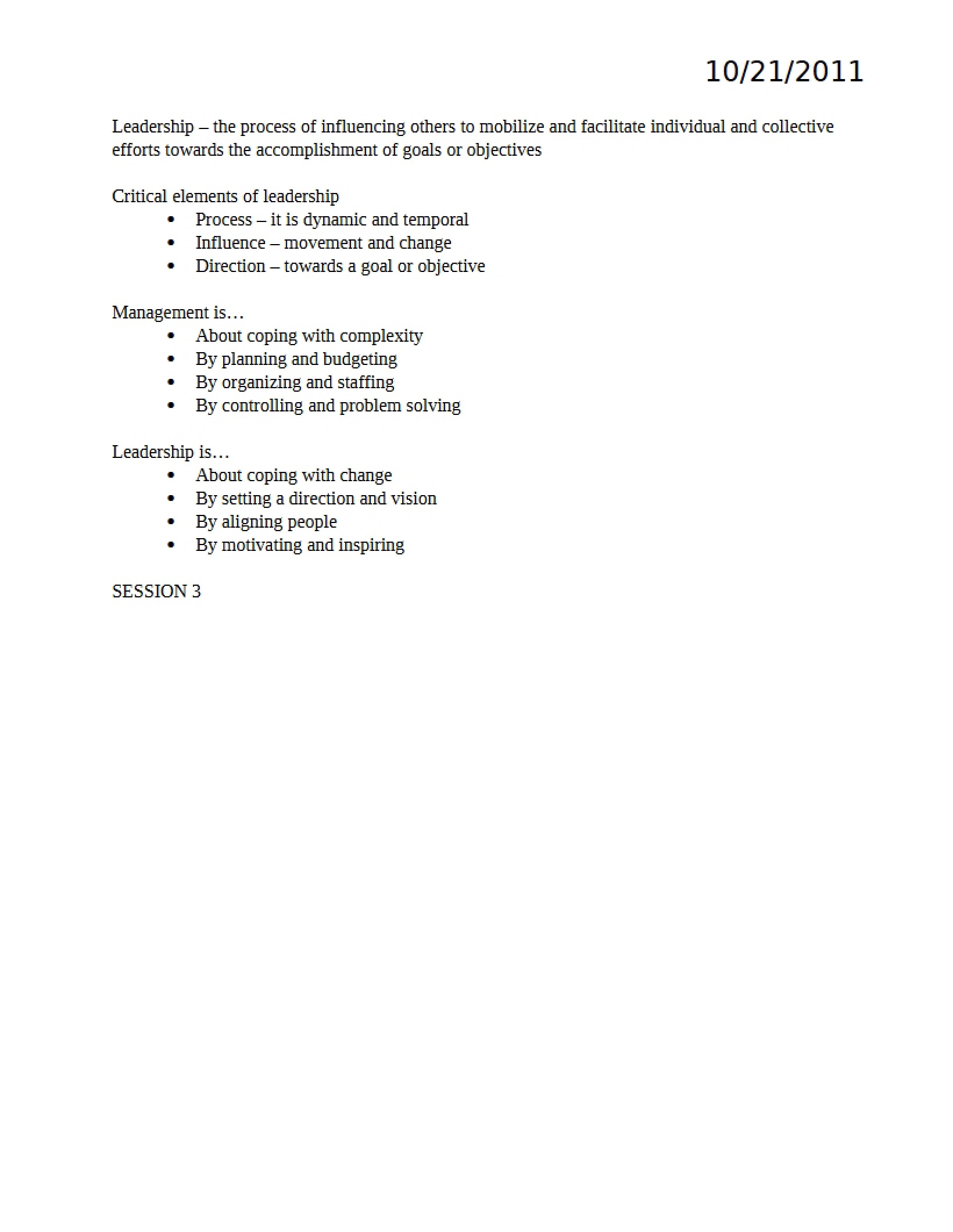 Leadership Principles