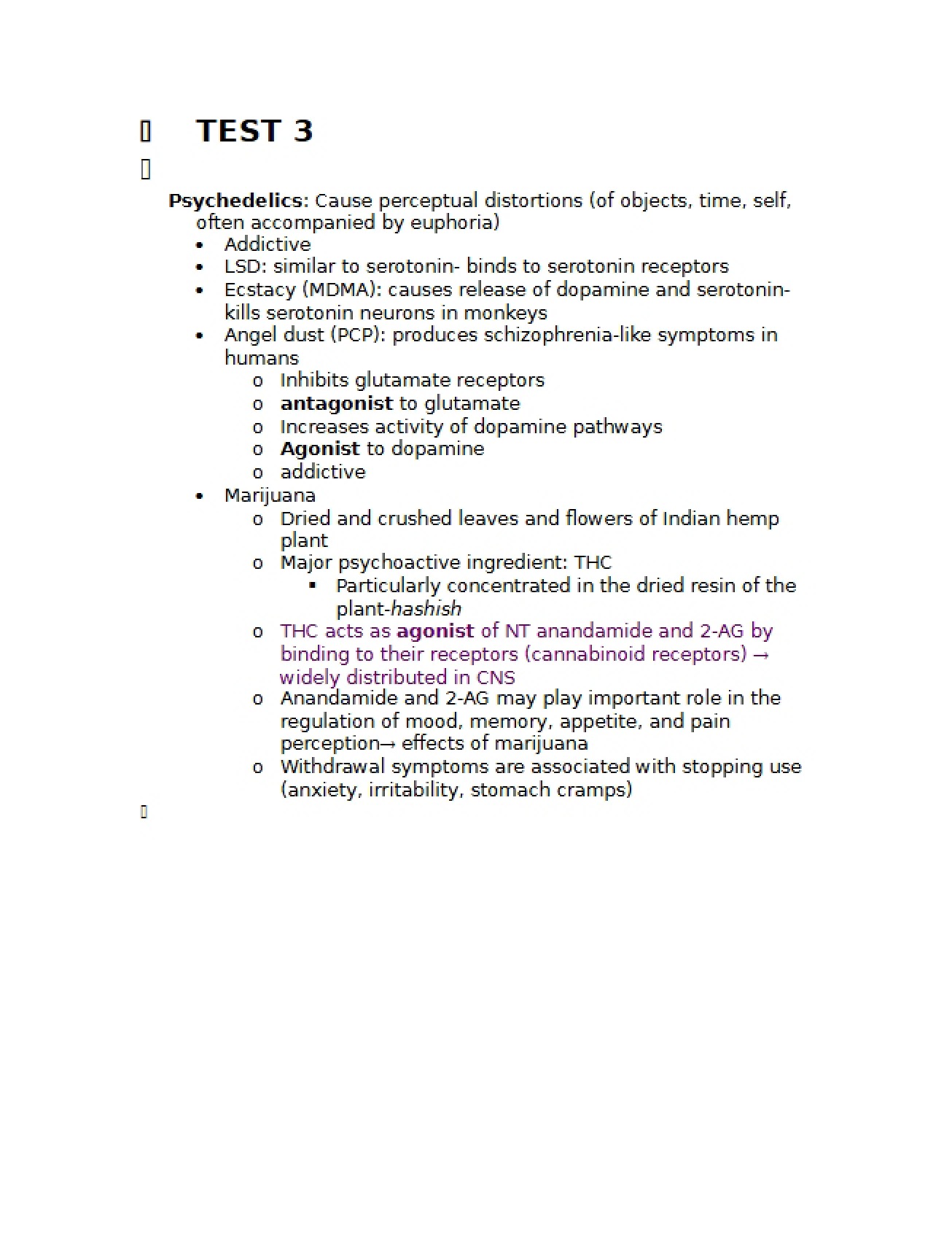 Physiological Psychology Exercise Three